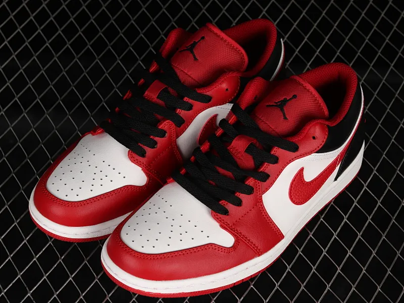 All categories Air Jordan Jordan series basketball shoes Air Jordan 1 Low G version pure original Air Jordan 1 Low AJ1 Joe 1 red white black sports culture basketball shoes 553558-163
